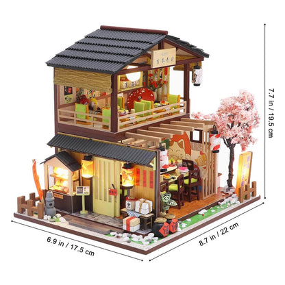 Japanese Shop DIY Miniature Dollhouse Kit(10012)