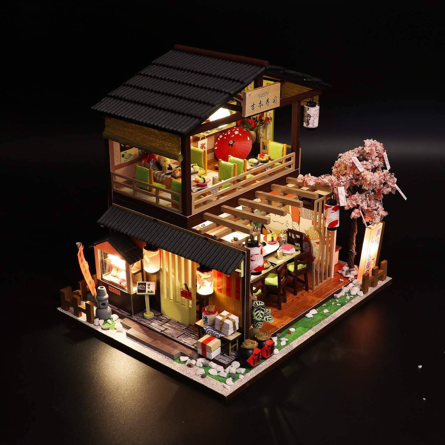 Japanese Shop DIY Miniature Dollhouse Kit(10012)