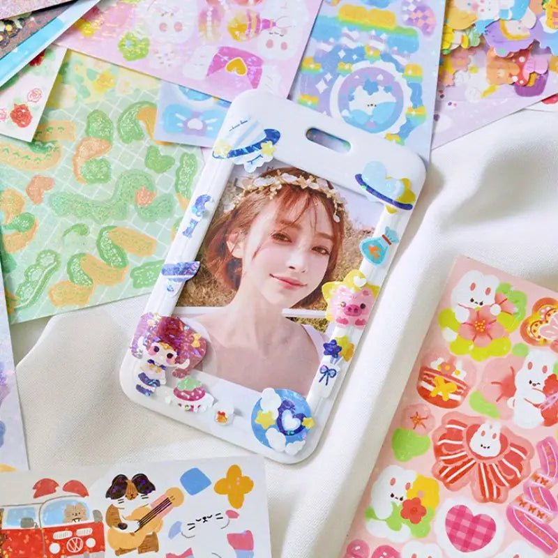 100pcs Cute Laser Stickers - Gookka