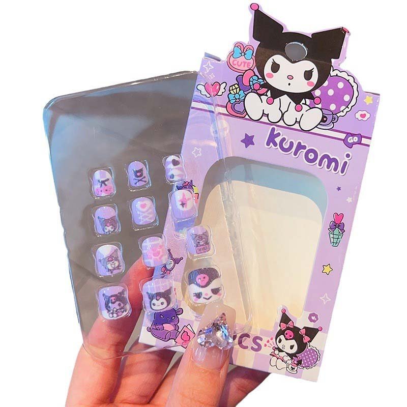 12pcs Sanrio Kids Press - On Nail Kit(9008) - Gookka