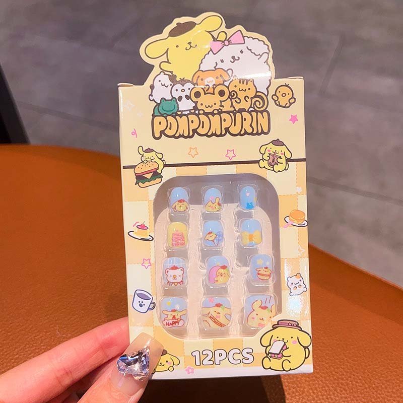 12pcs Sanrio Kids Press - On Nail Kit(9008) - Gookka