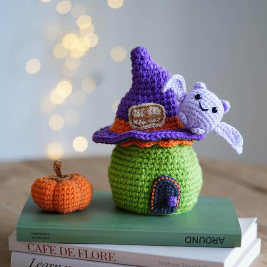 Trick or treat Happy Halloween-Sugar bag little house- Crochet Kit(13001)