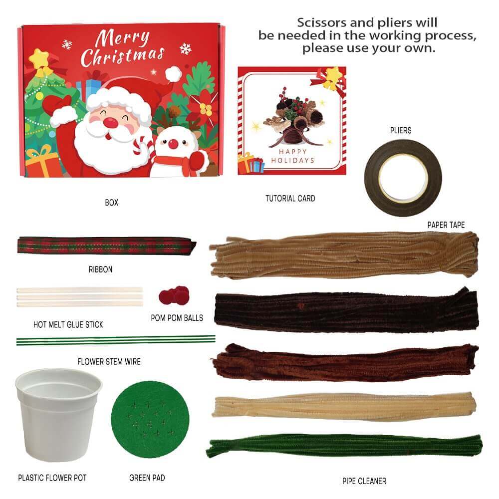 Merry Christmas-Twisting Stick Kit-Flower Basket(14001)