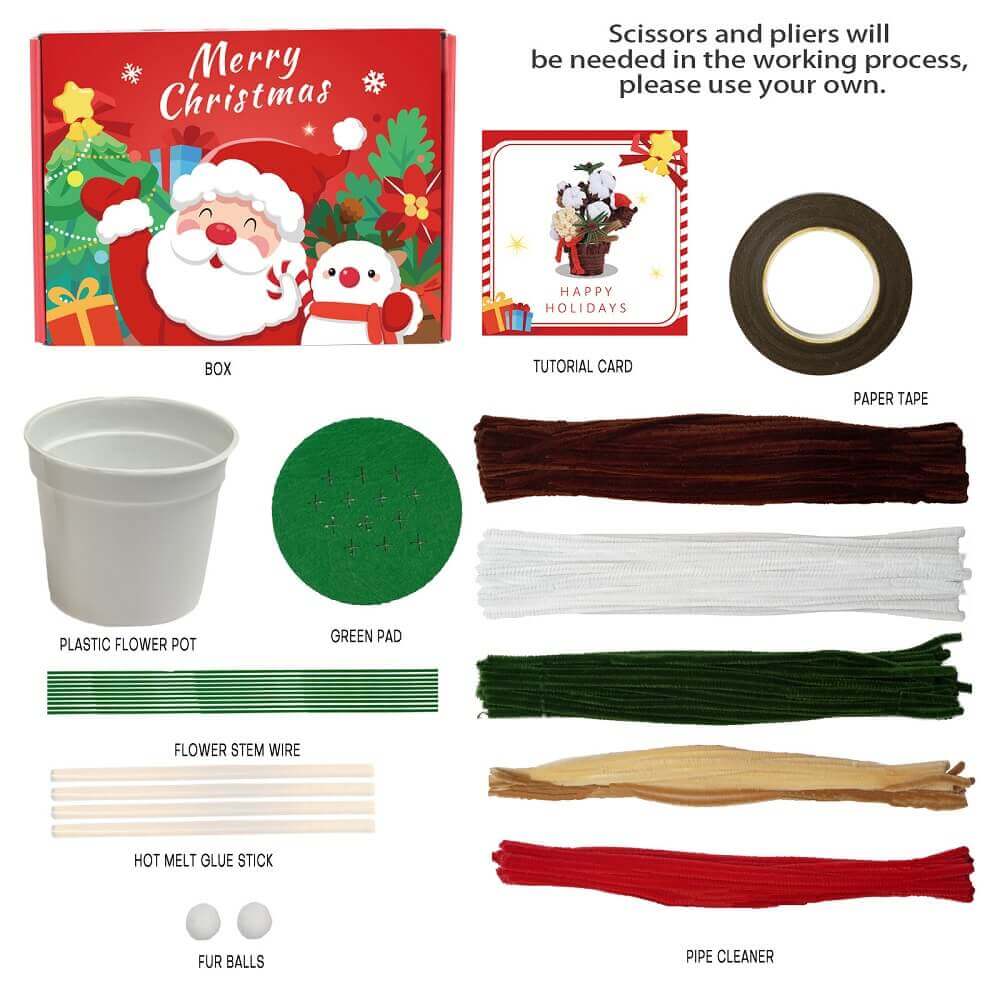 Merry Christmas-Twisting Stick Kit-Flower Basket(14001)