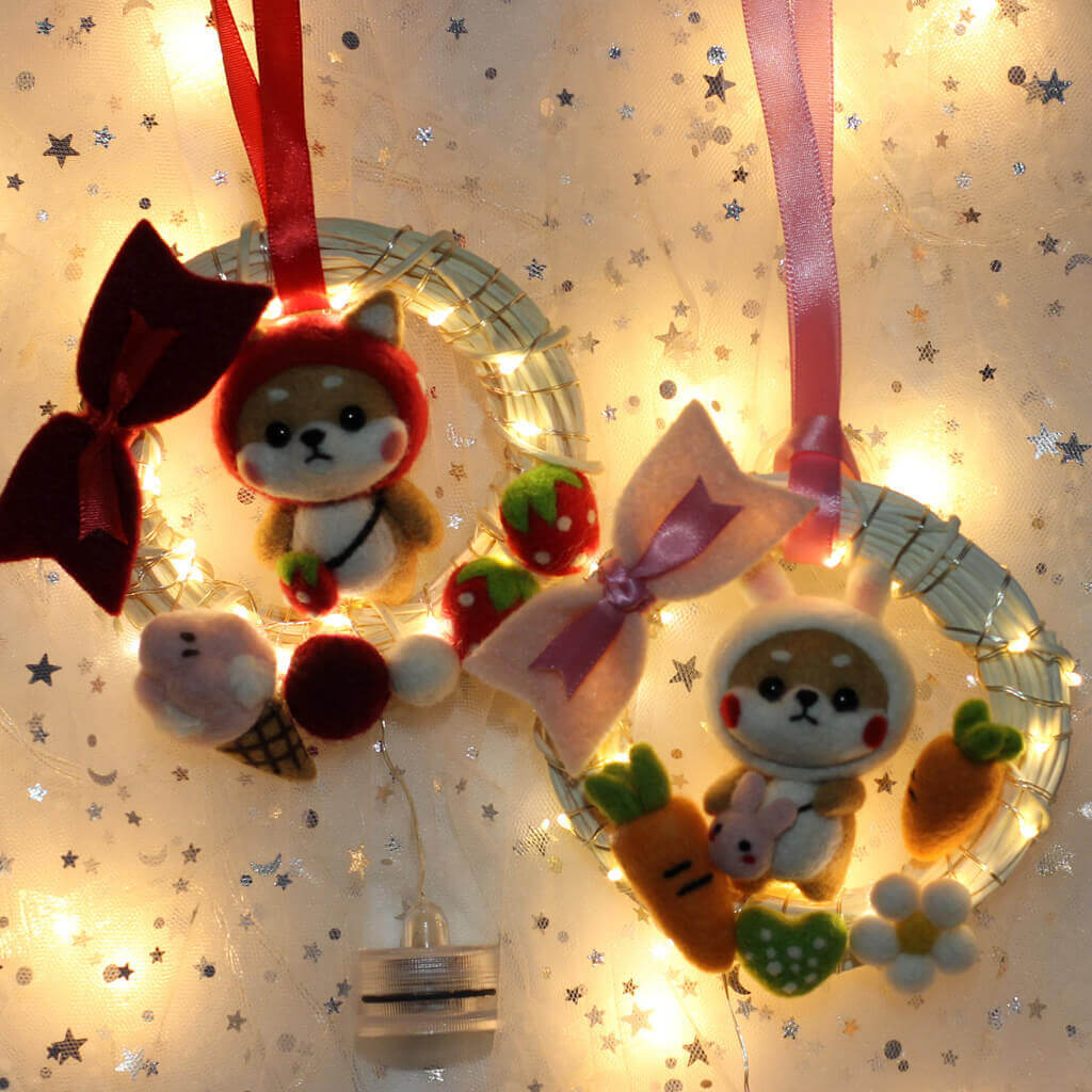 Merry Christmas-Wool Poke Kit-Happy Christmast(15001)