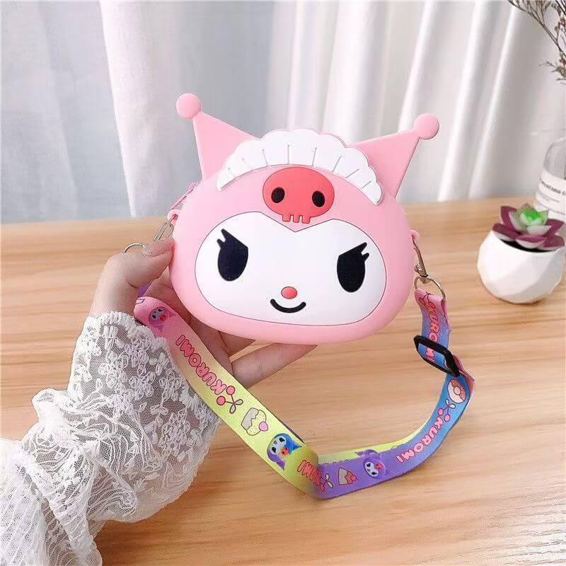 Adorable Sanrio Kuromi Kawaii Coin Wallet Purse for Everyday Use
