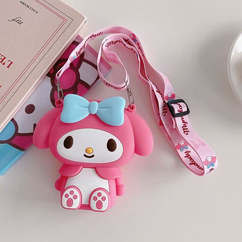 Anime Coin Wallet Purse – Sanrio Melody Gardot Kawaii Shoulder Bag for Young Women  Melody Gardot Sanrio Coin Purse – Cute Kawaii Anime Shoulder Bag for Casual Style