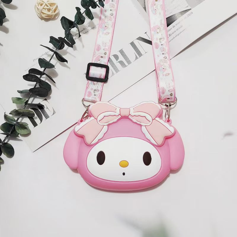 Sanrio Anime Coin Wallet – Melody Gardot Kawaii Shoulder Bag for Fashionistas  Melody Gardot Kawaii Anime Coin Wallet – Adorable Shoulder Bag for Everyday Use  Sanrio Melody Gardot Coin Purse – Cute Kawaii Anime Shoulder Bag for Teens and Young Adults