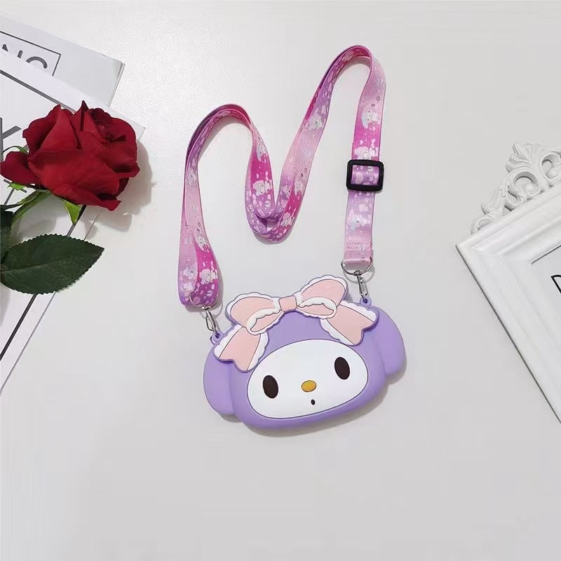 Sanrio Melody Gardot Kawaii Coin Wallet – Anime-Inspired Shoulder Bag for Fashion Lovers  Kawaii Anime Coin Wallet Purse – Melody Gardot Sanrio Shoulder Bag for Stylish Teens  Sanrio Melody Gardot Kawaii Shoulder Bag – Coin Wallet Purse for Cute Anime Fan