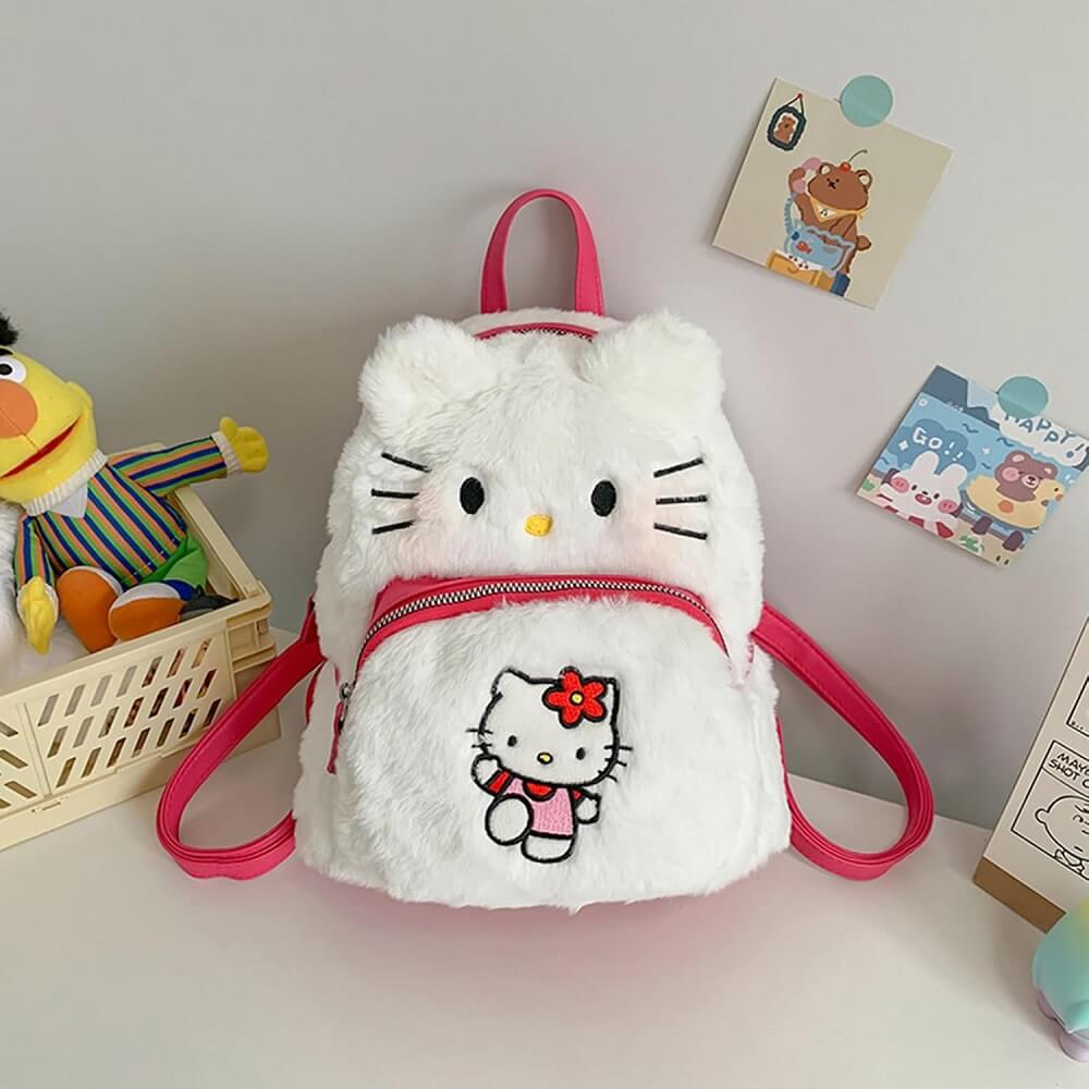 Anime Cartoon Handbag – Cute and Fuzzy Furry Bag for Fashionable Girls  Cute Anime Cartoon Furry Handbag – Soft and Cozy Bag for Young Women