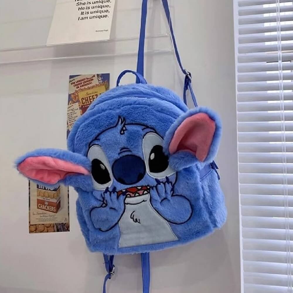Anime Cartoon Handbag – Furry and Soft Bag with Cute Fuzzy Design  Cute Furry Anime Cartoon Handbag – Soft and Playful Handbag for Anime Fans