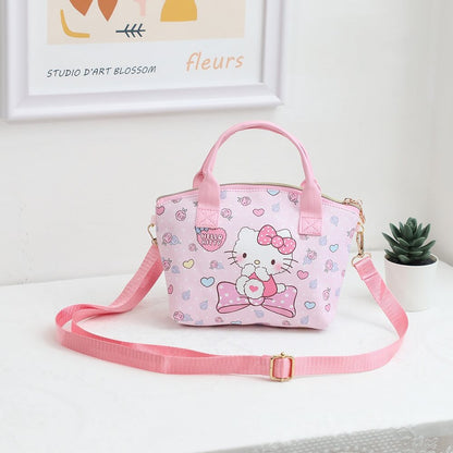 Sanrio Handbag & Shoulder Bag – Soft PU Leather Messenger Bag for Sanrio Fans  Sanrio Handbag & Shoulder Bag – Trendy Sanrio Handbag with Shoulder Strap