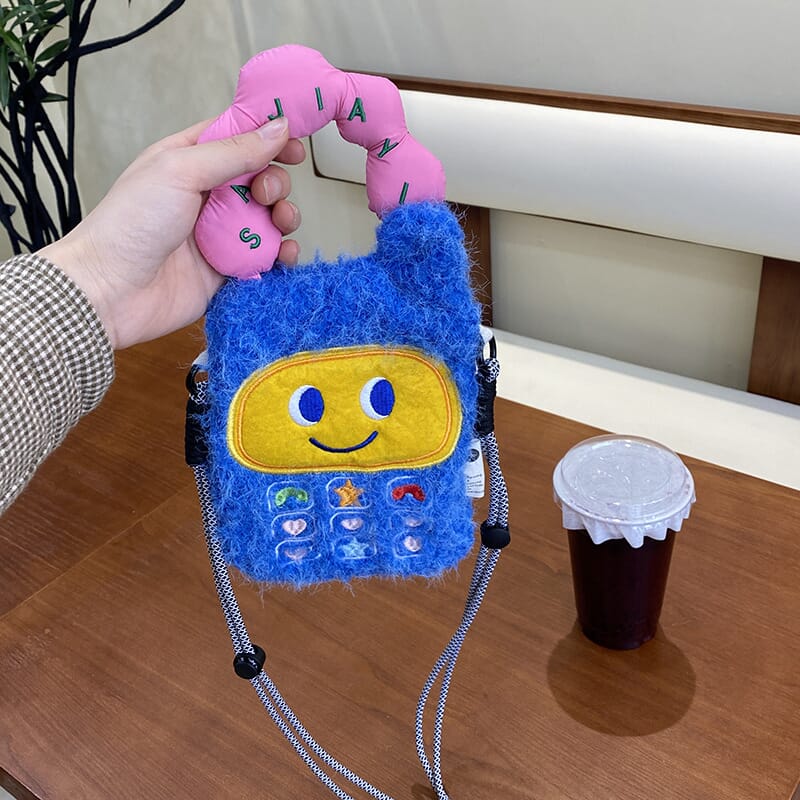 Fashionable cartoon phone pouch for modern fashion lovers  Playful cartoon phone bag for adding personality to your look