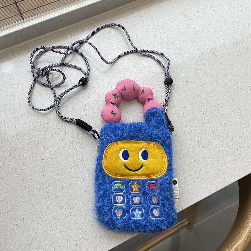 Cartoon phone pouch with a fun and functional design  Cute and practical cartoon phone bag for your daily essentials
