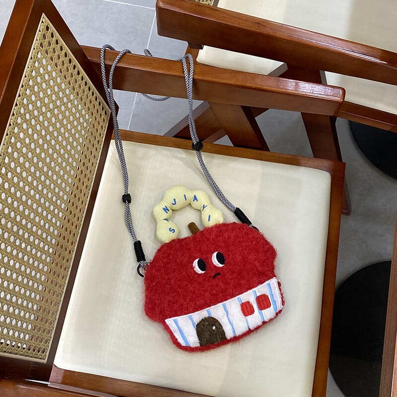 Unique cartoon-inspired phone bag for a playful look