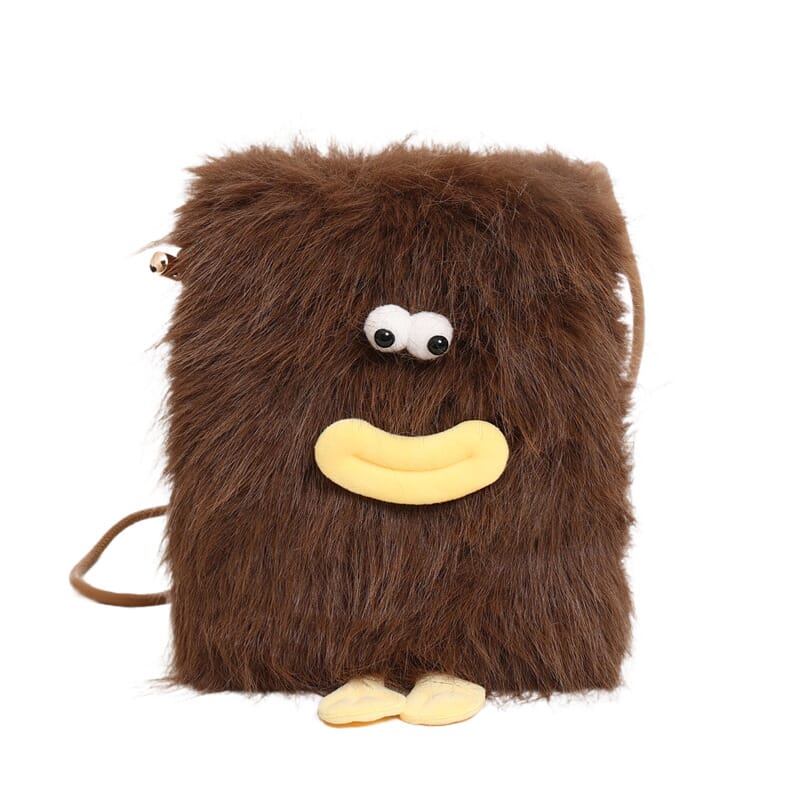 Fun and playful cartoon phone bag with trendy design  Niche cartoon phone bag for adding charm to your outfit