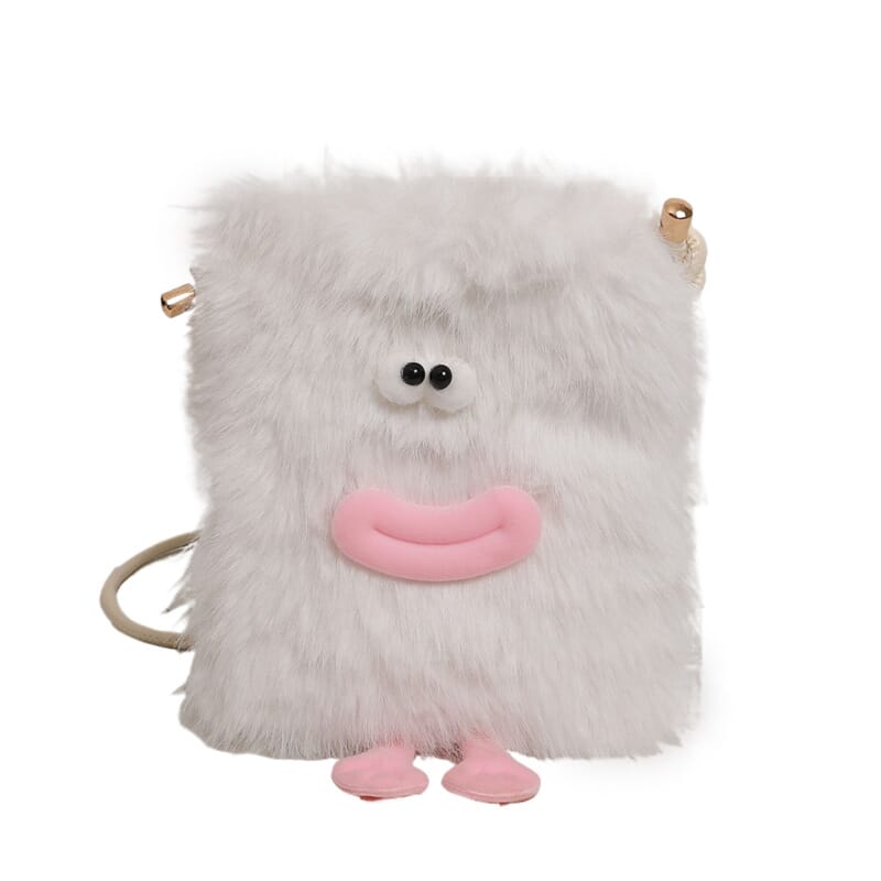 Colorful cartoon phone bag for fun fashion accessories  Trendy niche cartoon phone bag with a playful design