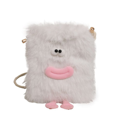 Colorful cartoon phone bag for fun fashion accessories  Trendy niche cartoon phone bag with a playful design
