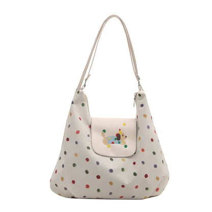 Cute spotted puppy crossbody bag for girls  Cartoon dog-shaped fashion shoulder bag  Adorable spotted puppy handbag for kids