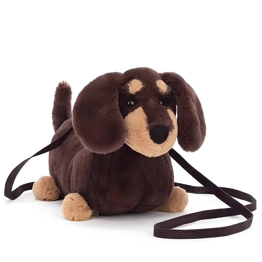 Vibrant banana sun crossbody bag, Jellycat fruit fashion design for a quirky look