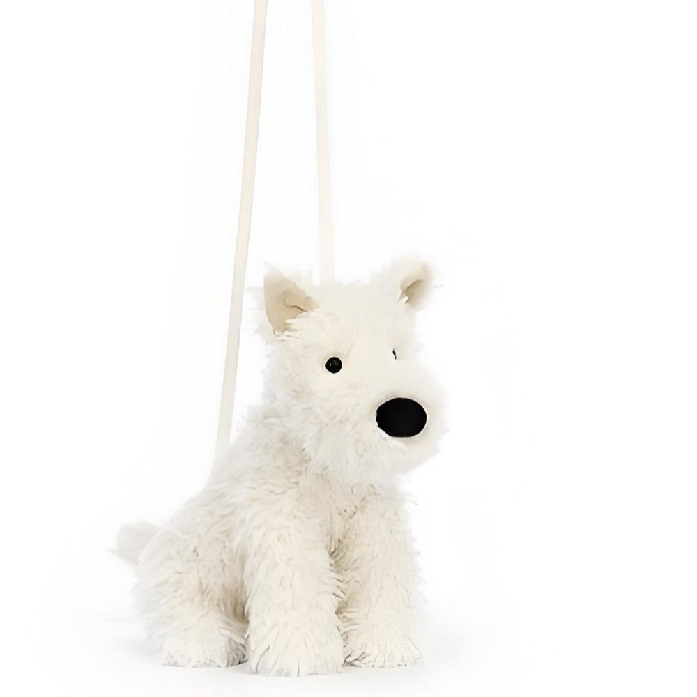 Jellycat fun fruit banana sun crossbody bag, playful accessory for a fun and colorful outfit