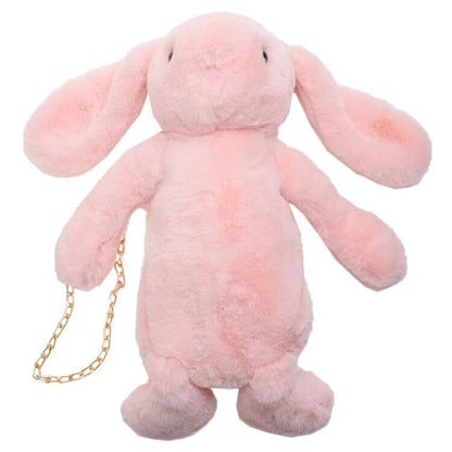 Dead Rabbit Rex rabbit plush crossbody bag, unique and quirky accessory for fashion lovers