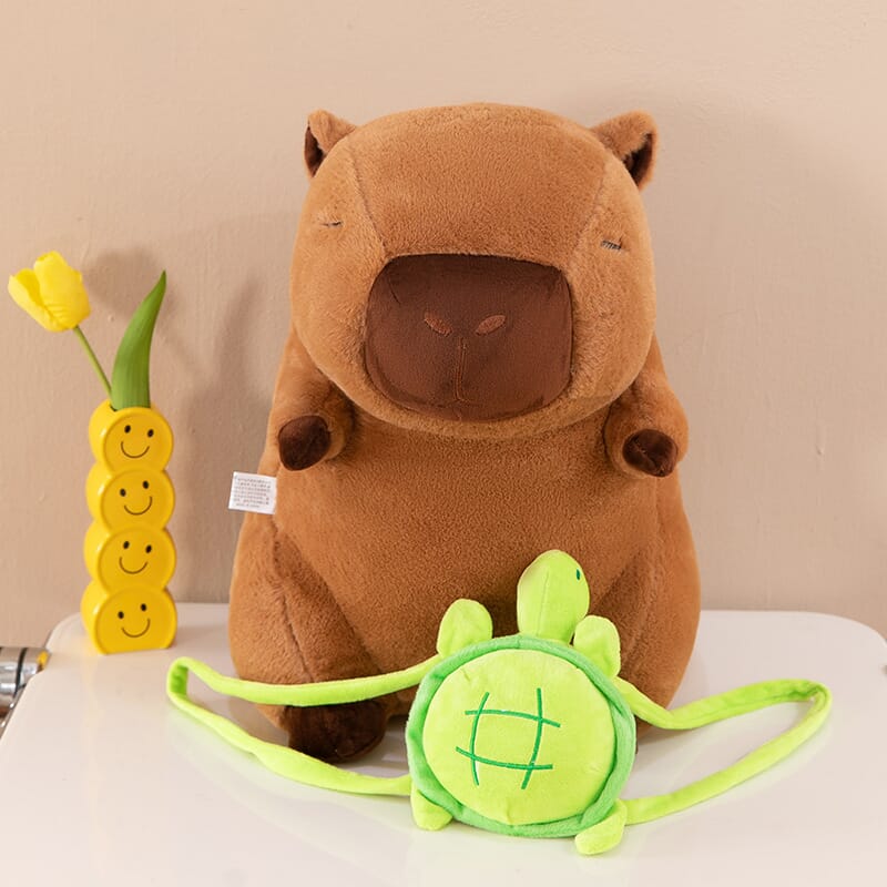 Kawaii capybara plush toy, cuddly and realistic stuffed animal for all ages  Capybara plush doll, adorable stuffed toy for playrooms and gifts