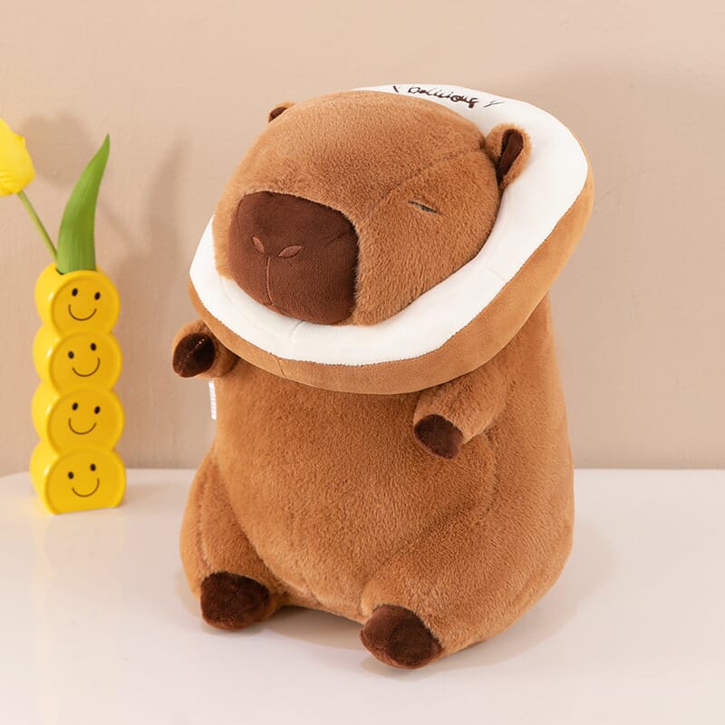 Cute and soft capybara plush toy, perfect for cuddles and room decoration  Capybara plush stuffed toy, adorable and huggable for kids’ gift ideas  Lovable capybara plush toy, soft and cute stuffed animal for toddlers