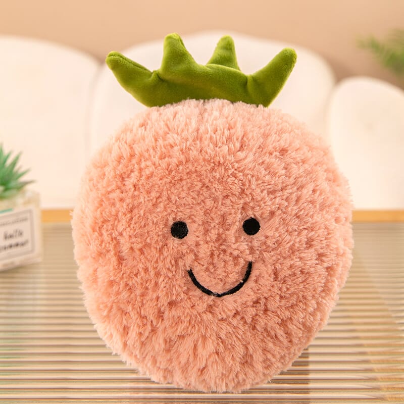 Soft watermelon simulation plush toy, lifelike fruit cushion for home