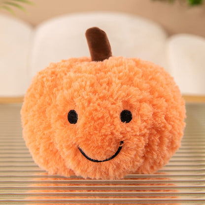Colorful simulation fruit plushies, perfect for kids’ room decorations