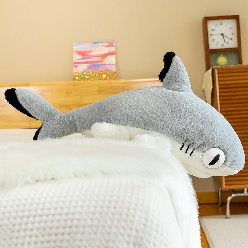 Soft and funny shark plush doll, ideal gift for children and collectors