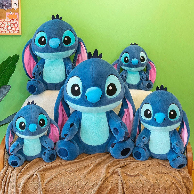 Cute Stitch pillow plush toy, soft stuffed cushion for kids and fans  Adorable Stitch plush pillow, comfortable cushion toy for children