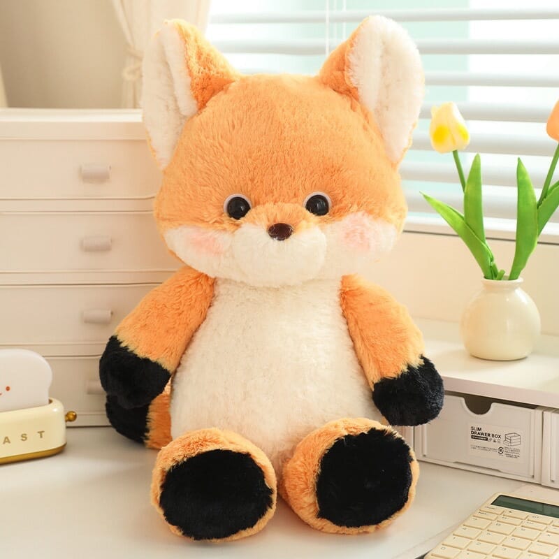 Healing Forest plush running rabbit, cuddly stuffed animal for all ages