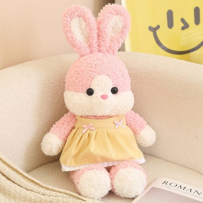 Healing Forest running rabbit plush toy, soft stuffed animal Cute running rabbit plush, cuddly stuffed animal for kids