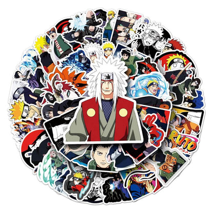 Naruto-46B Stickers – Collectible Naruto Stickers for Decorating Notebooks  Naruto-46B Stickers – High-Quality Naruto Stickers for Personalizing Laptops