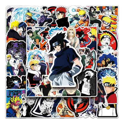 Naruto-46B Stickers – 50pcs Stickers Featuring Naruto's Most Famous Moments  Naruto-46B Stickers – Premium Naruto Stickers for DIY Crafting Projects