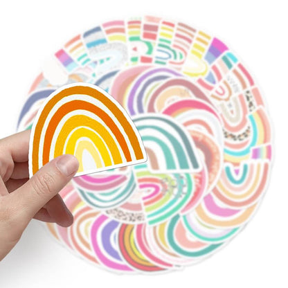 50pcs Rainbow Bridge Stickers – Bright and Fun Rainbow Stickers for Gift Wrapping  Rainbow Bridge -263 Stickers – 50pcs Colorful Stickers for Kids Crafts and Projects  50pcs Rainbow Bridge Stickers – Rainbow Themed Stickers for Laptops and Notebooks