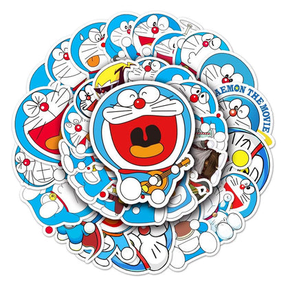 Doraemon 146 Stickers – 50pcs Fun Stickers Featuring Doraemon for Kids  50pcs Doraemon 146 Stickers – Cute Doraemon Stickers for Scrapbooking and Journals  Doraemon 146 Stickers – 50pcs Colorful Doraemon Stickers for DIY Craft Projects