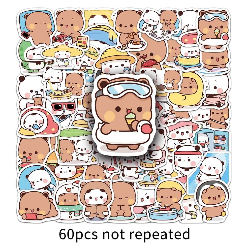 Cute and Colorful One Two and Booboo 1509x Stickers for Decorations  50 Piece One Two and Booboo Stickers – Fun Cartoon Characters for Kids
