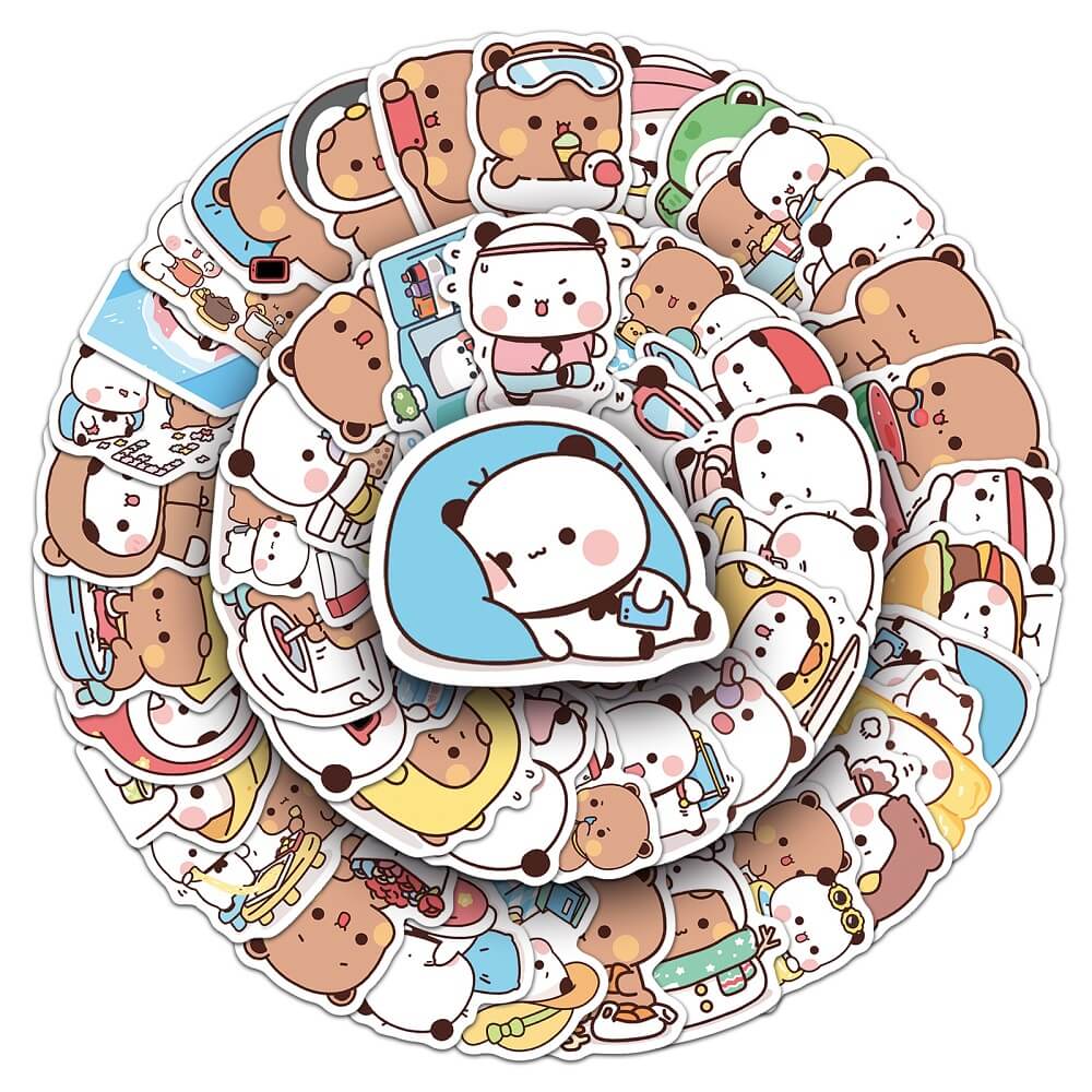 50 Stickers in One Two and Booboo 1509x Set – Bright and Fun Designs  One Two and Booboo Cartoon Stickers – 50 Pcs for Laptops, Phones & Journals  One Two and Booboo 1509x Stickers Pack – Creative Stickers for DIY Projects