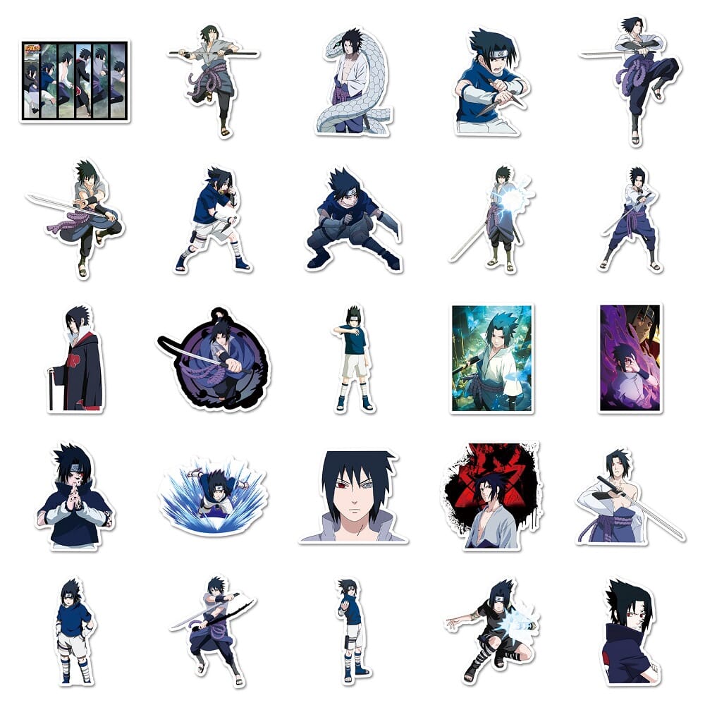 50 Naruto Uchiha Sasuke stickers, perfect for laptops, water bottles, and more Naruto Uchiha Sasuke-1354 sticker set, 50 colorful anime decals for Naruto fans Naruto Uchiha Sasuke stickers, 50 high-quality vinyl decals for decoration