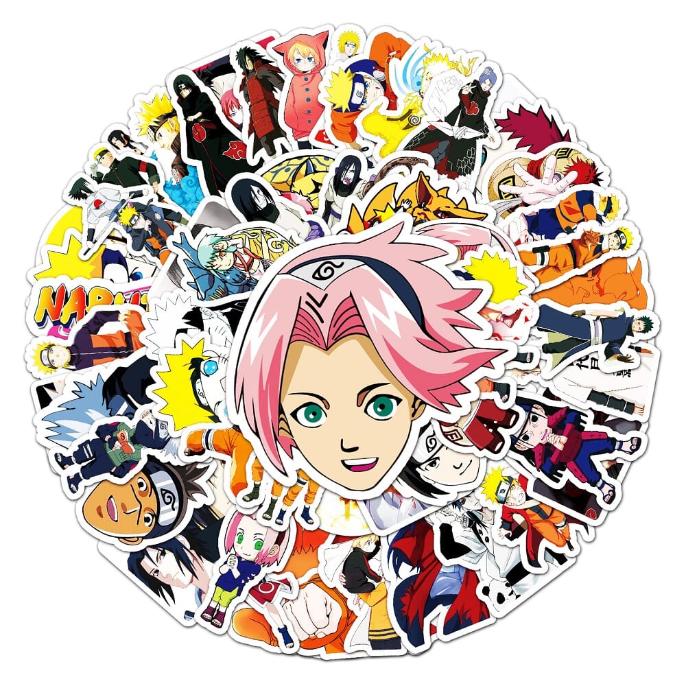 Naruto-46A stickers, 62-piece anime sticker set for fans and collectors Naruto-46A sticker set, high-quality stickers for Naruto enthusiasts 62-piece Naruto-46A sticker collection, great for gifting to anime fans