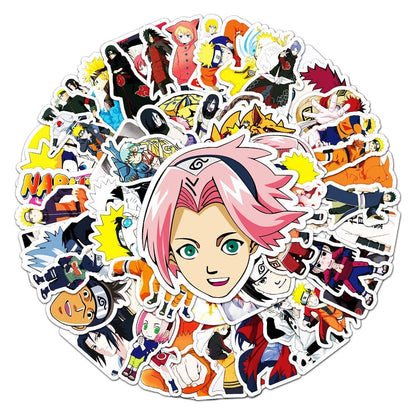 Naruto-46A stickers, 62-piece anime sticker set for fans and collectors Naruto-46A sticker set, high-quality stickers for Naruto enthusiasts 62-piece Naruto-46A sticker collection, great for gifting to anime fans