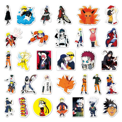 Naruto-46A 62 stickers pack, featuring popular characters from Naruto series Naruto-46A sticker set, 62 pieces for fans to personalize their gear