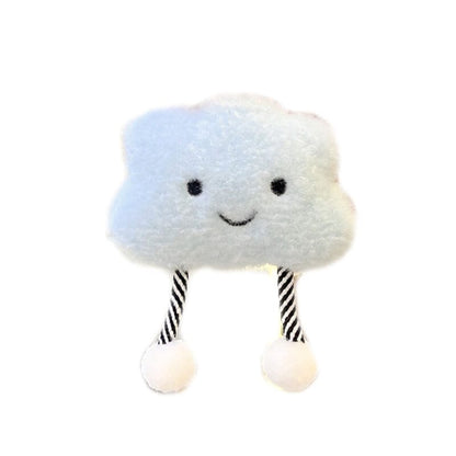 Adorable cloud plush toy keychain, charming keychain for kids