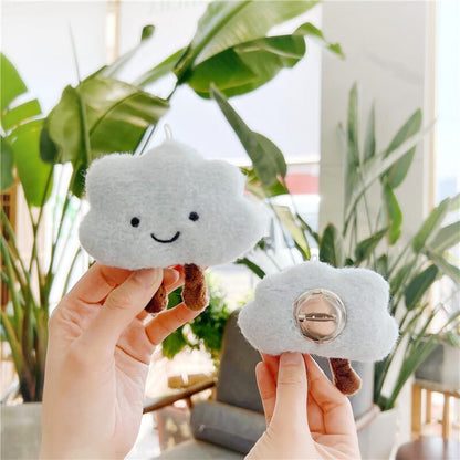 Fluffy little cloud keychain plush toy, perfect for keyrings