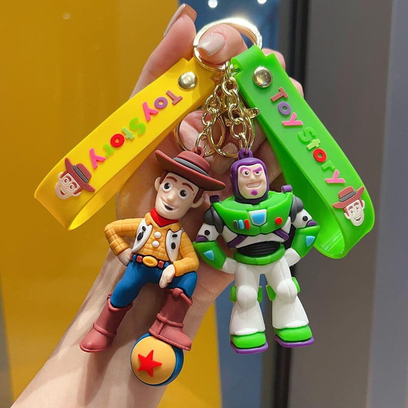 Buzz Lightyear Toy Story keychain for backpacks