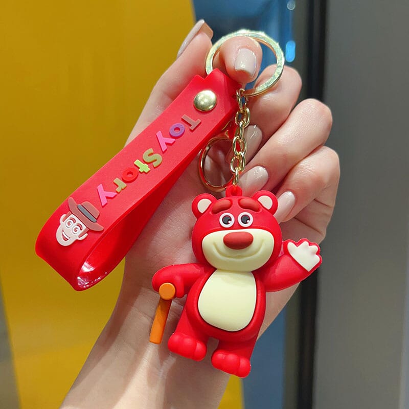 Durable Toy Story figure keychain for bags​ Collectible Toy Story plush keychain figures​ Hugging Face Hugging Face  Toy Story character keychains for movie fans​ Cute Toy Story plush keychain for gifts​ Toy Story figure keychain accesso