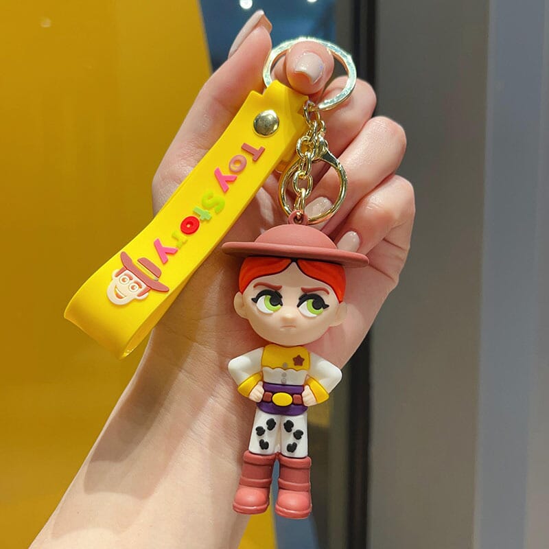 Cute Toy Story alien figure keychain for fans