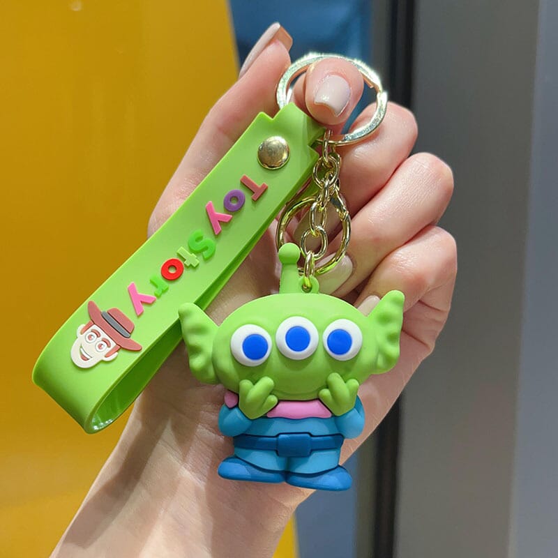 Rex the dinosaur Toy Story figure keychain